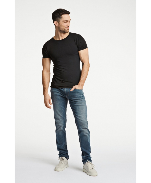 Lindbergh Acces 2pak T-shirt i sort til herre billede 5