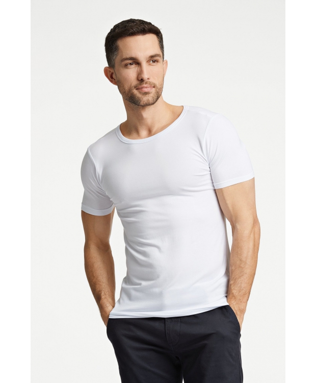 Lindbergh Acces 2pak T-shirt i hvid til herre billede 4