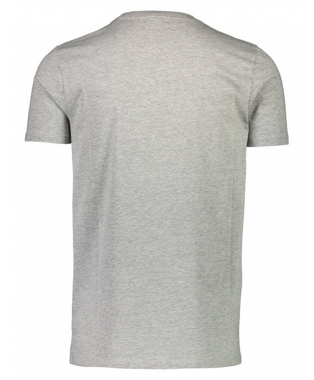 Lindbergh T-shirt m. rund-hals i grå til herre