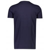 Lindbergh T-shirt m. rund-hals i navy til herre
