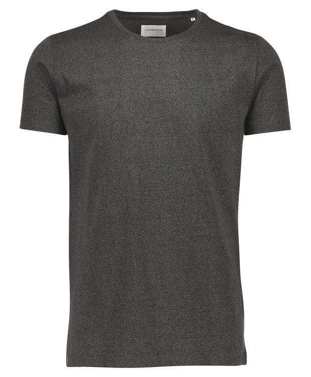 Lindbergh T-shirt i sort / deep black mix til herre