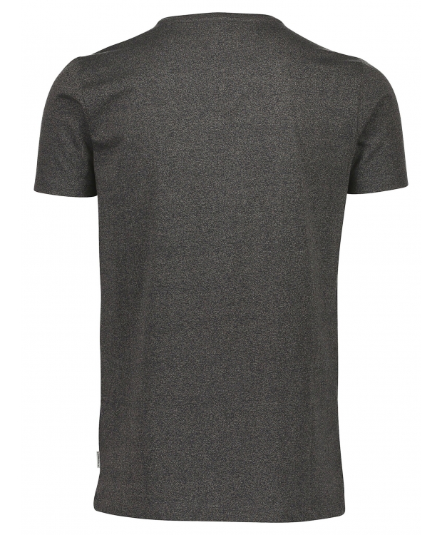 Lindbergh T-shirt i sort / deep black mix til herre