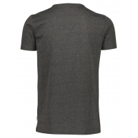 Lindbergh T-shirt i sort / deep black mix til herre