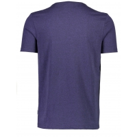 Lindbergh T-shirt i navy / deep navy mix til herre