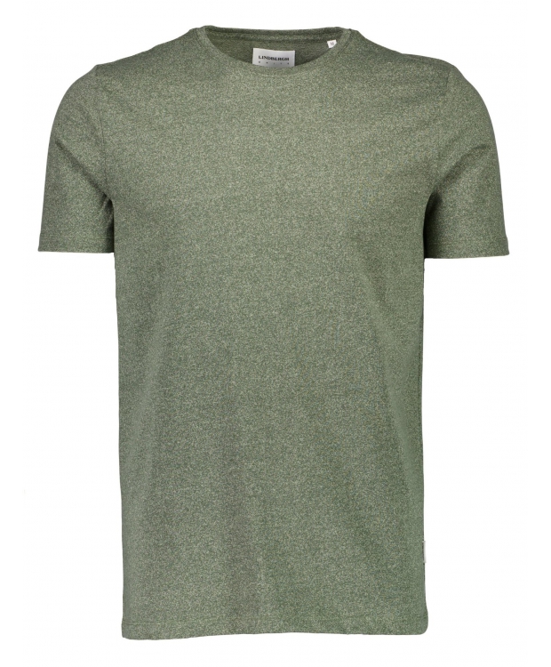 Lindbergh T-shirt i grøn / dusty army mix til herre