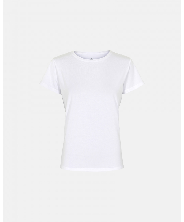 JBS of Denmark bambus t-shirt i hvid med rund hals til kvinder billede 5