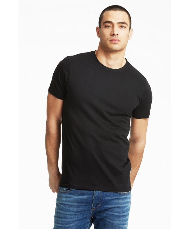 Lindbergh White sort 4-pak T-shirts til herre billede 5