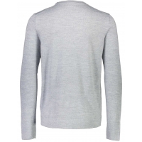 Lindbergh striktrøje i grå / lt grey mix til herre