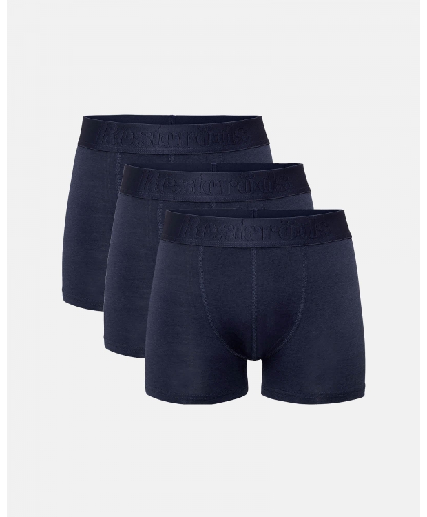 RESTERÖDS 3-pak bambus tights i navy til herre