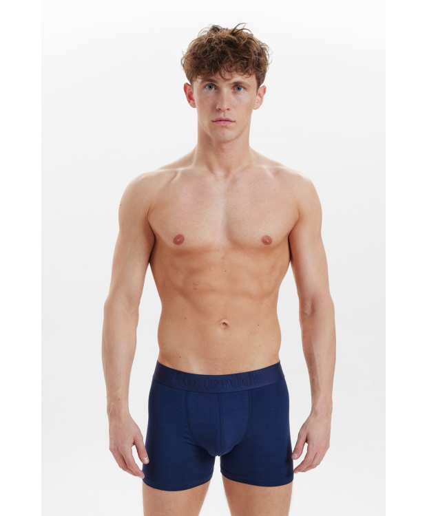 RESTERÖDS 3-pak bambus tights i navy til herre billede 3