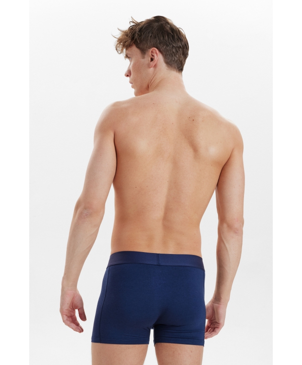 RESTERÖDS 3-pak bambus tights i navy til herre billede 4