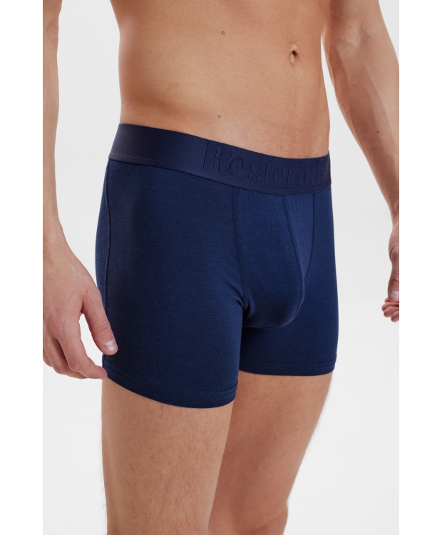 RESTERÖDS 3-pak bambus tights i navy til herre billede 6