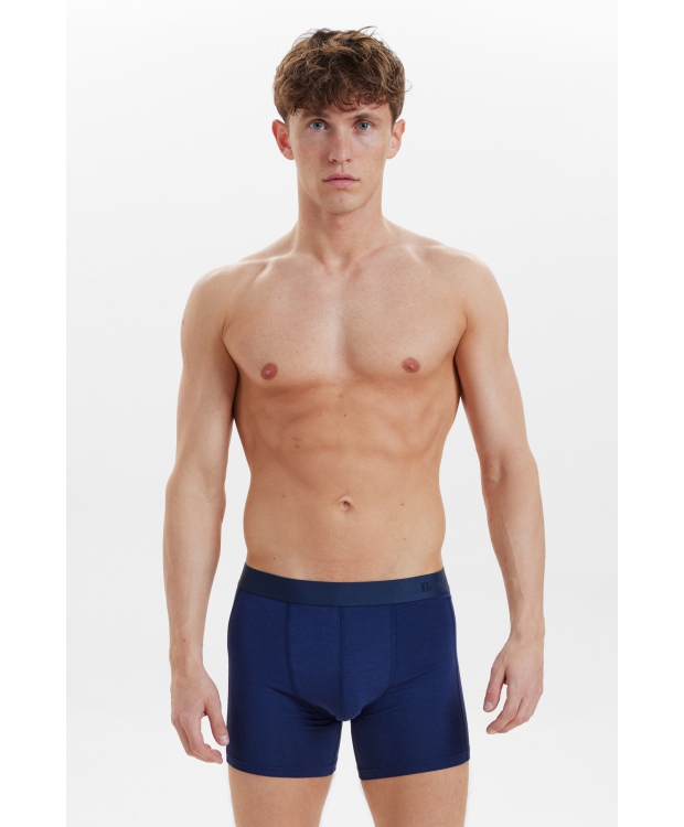 Resteröds 3-pak lange bambus tights i navy til herre billede 3