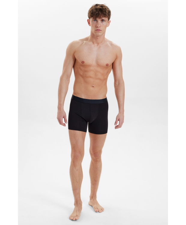 Resteröds 3-pak lange bambus tights i sort til herre billede 4