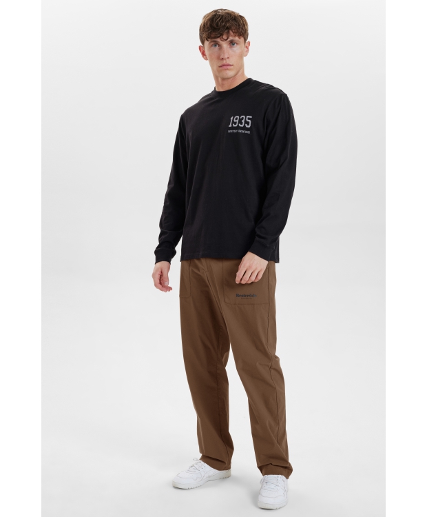 Resteröds LS Tee 1935 GOTS i sort til herre