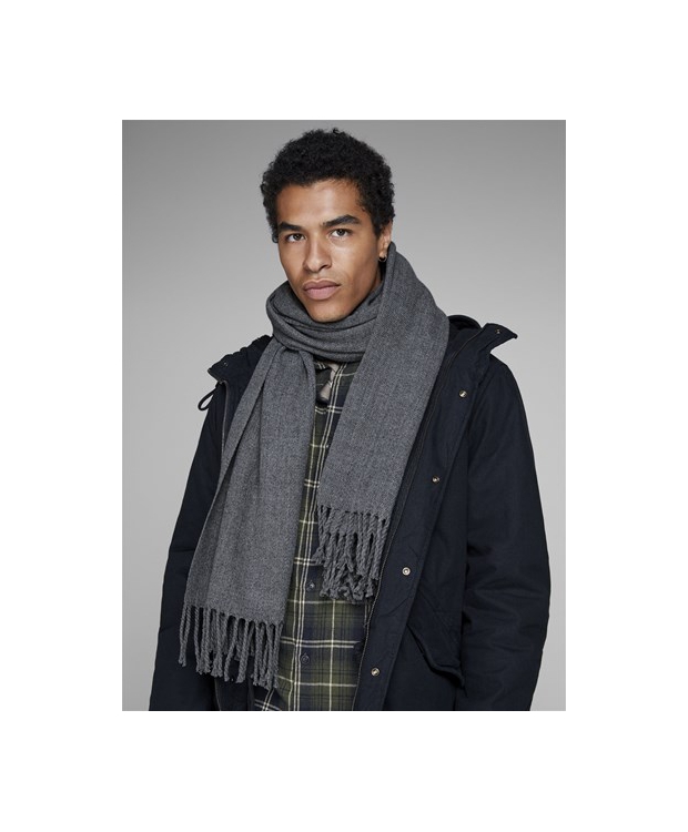 Jack & Jones halstørklæde i grå til herre
