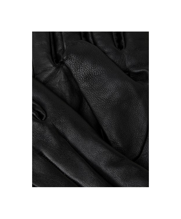Jack & Jones læderhandske i sort til herre billede 4