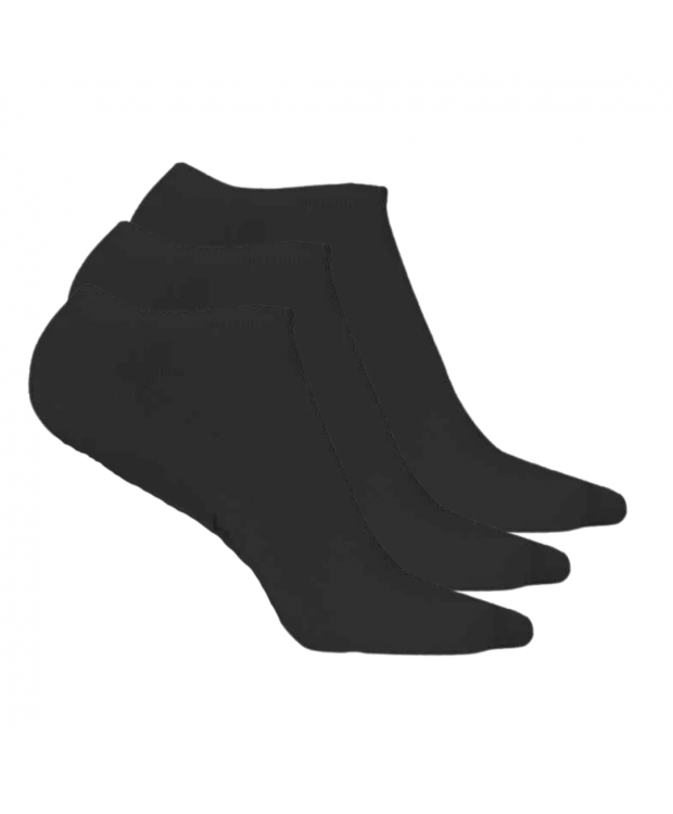 Kilde® 3pak Comfort & Diabetes “Low Cut” Bambus strømper i sort. Unisex