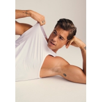JBS of Denmark bambus singlet i hvid til herre