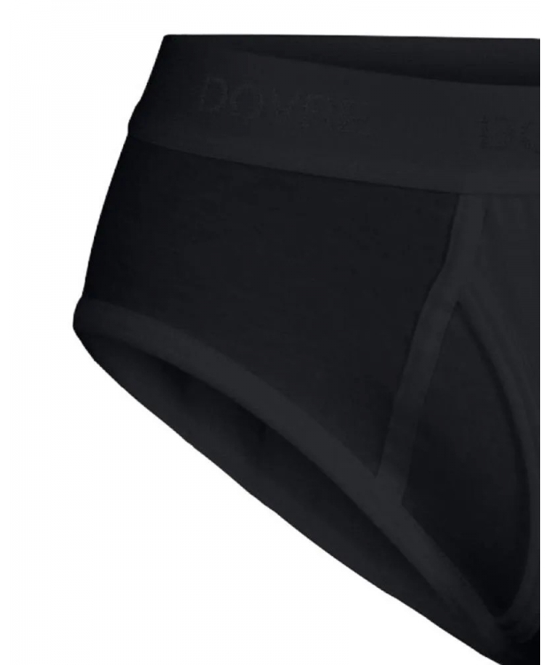 Dovre 2-pak briefs/underbukser GOTS i sort til herre