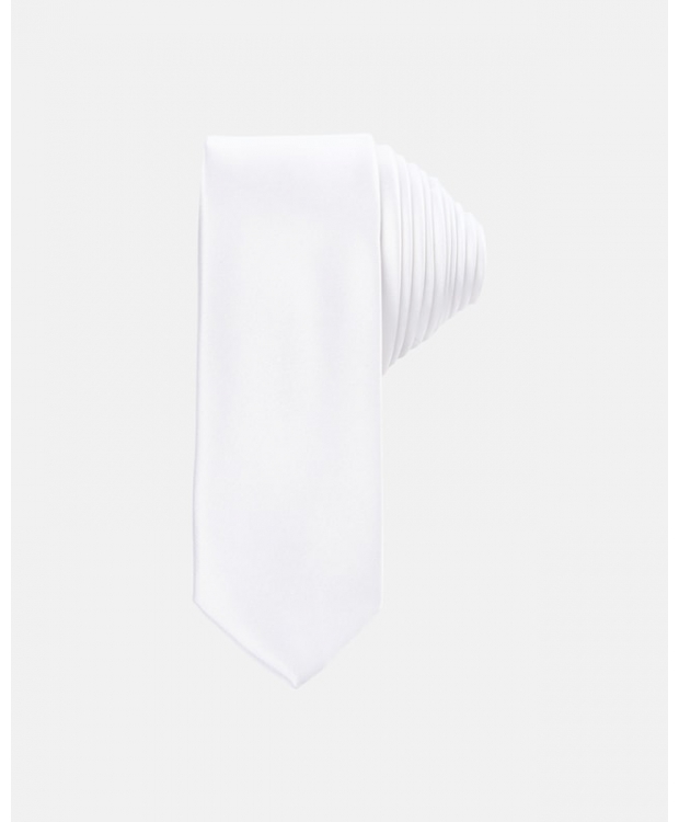 Connexion Tie slips 5cm i hvid til herre