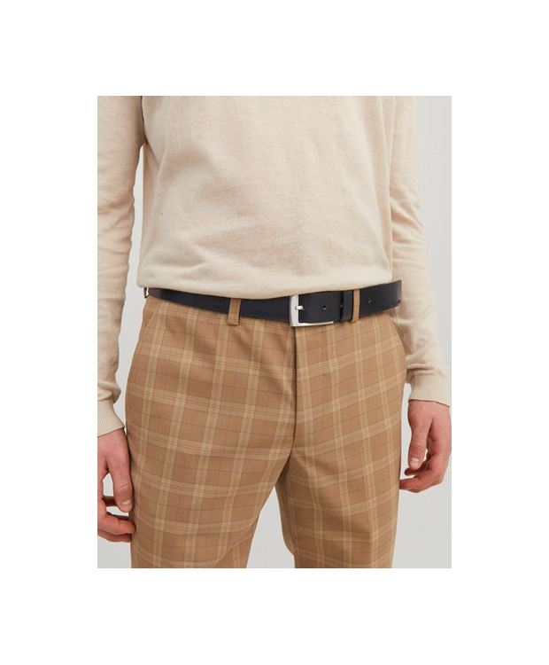 Jack & Jones læder bælte i sort til herre billede 3
