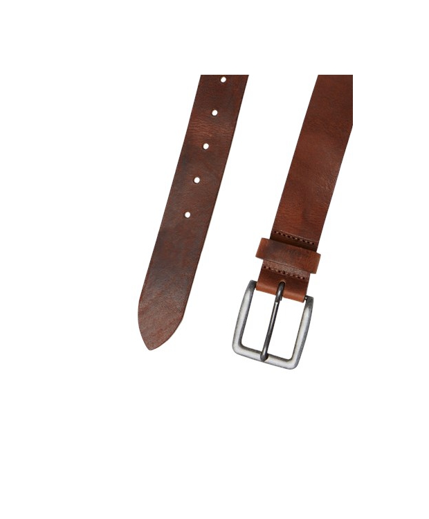 Jack & Jones jacvitor læderbælte i Mocha bisque til herre billede 3