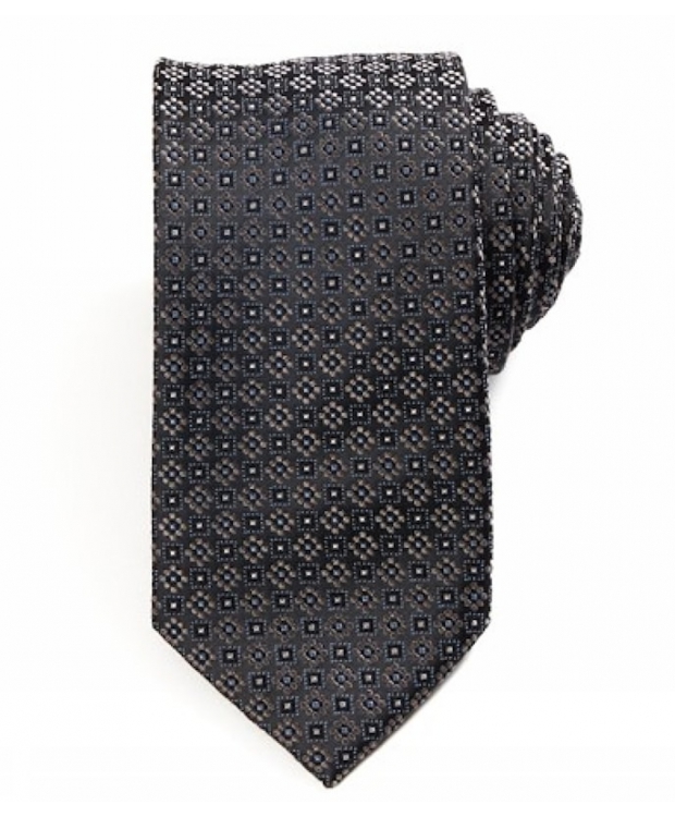 Connexion Tie slips XL i sort m. mønster til herre