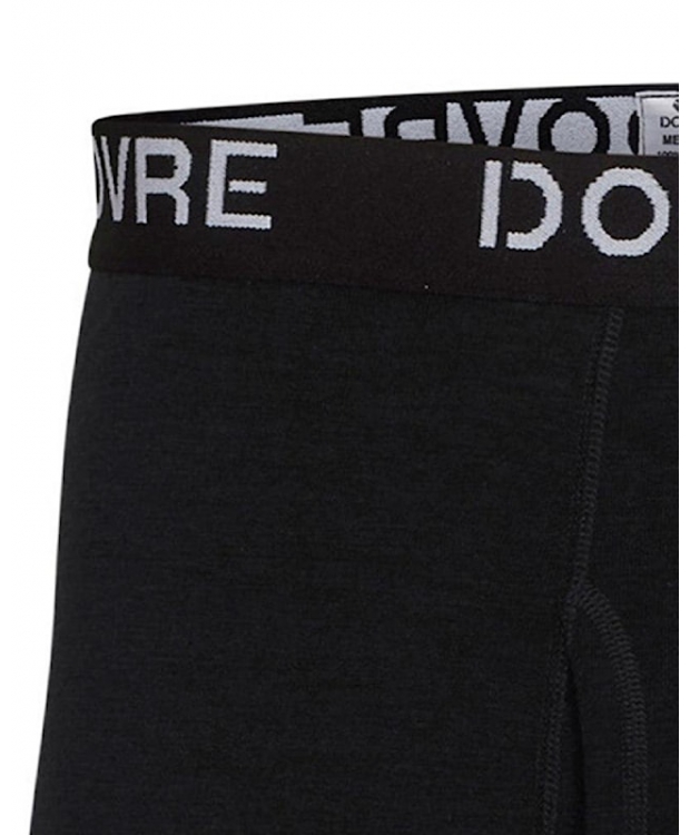 Dovre uld long Johns lange underbukser i sort til herre billede 3