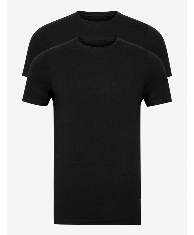 Resteröds 2pak t-shirt i sort til herre