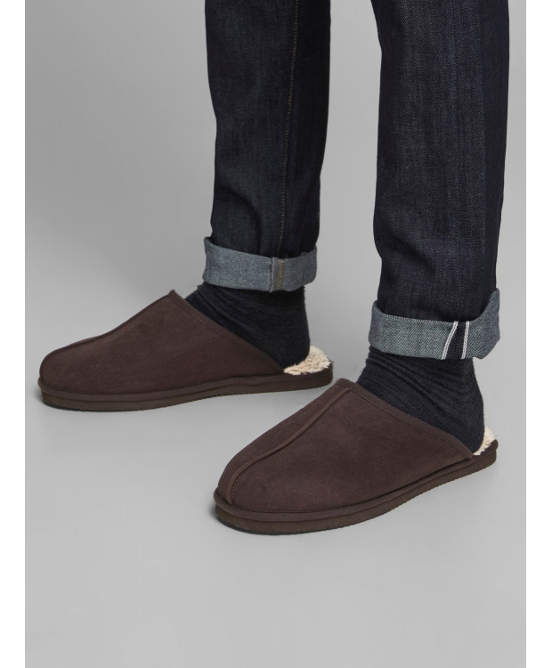 Jack & Jones hjemmesko i brun til herre billede 7