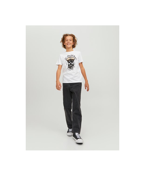 Jack & Jones Junior bukser i sort denim til drenge