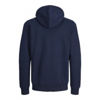 Jack & Jones Junior trøje med lynlås i navy til drenge