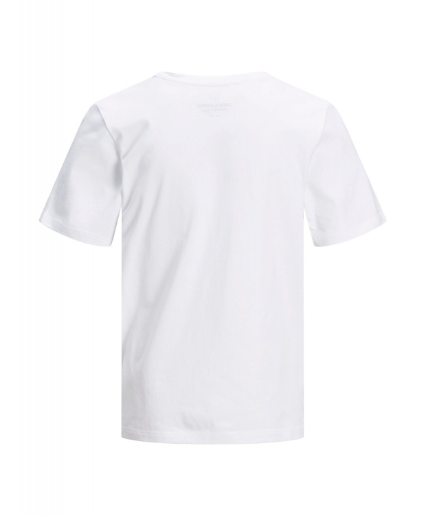 Jack & Jones Junior O-neck t-shirt i hvid til drenge