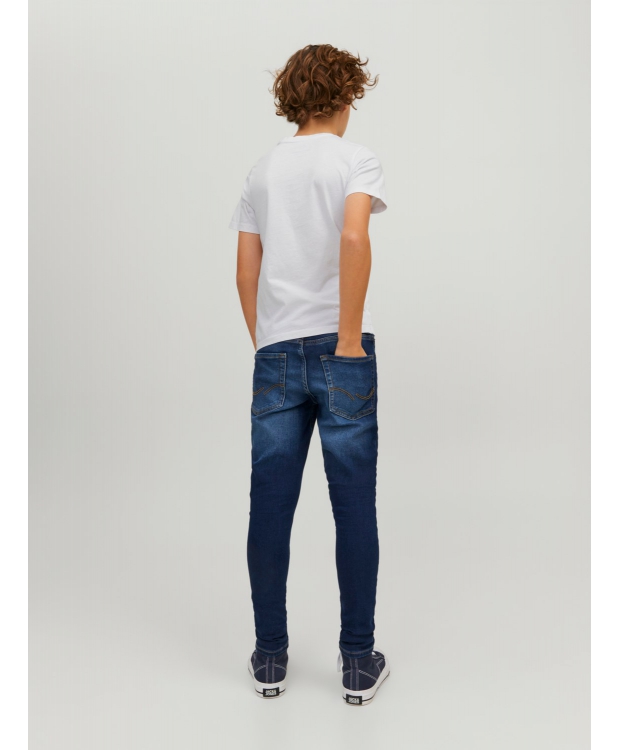 Jack & Jones Junior O-neck t-shirt i hvid til drenge billede 5