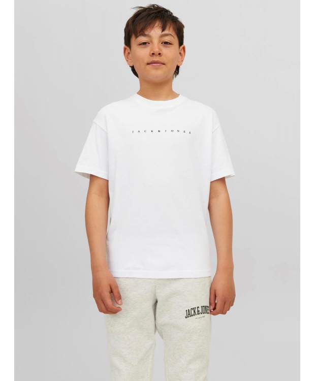 Jack & Jones Junior T-shirt i hvid til drenge