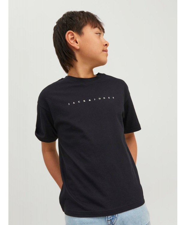 Jack & Jones Junior T-shirt i sort til drenge billede 4