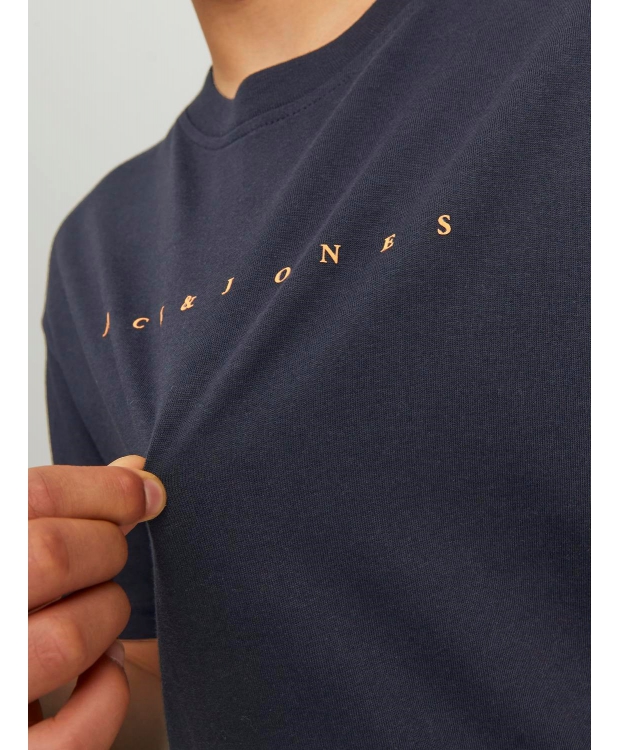 Jack & Jones Junior T-shirt i navy til drenge billede 5