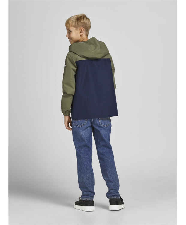 Jack & Jones Junior bukser i mørk denim blå til drenge billede 4
