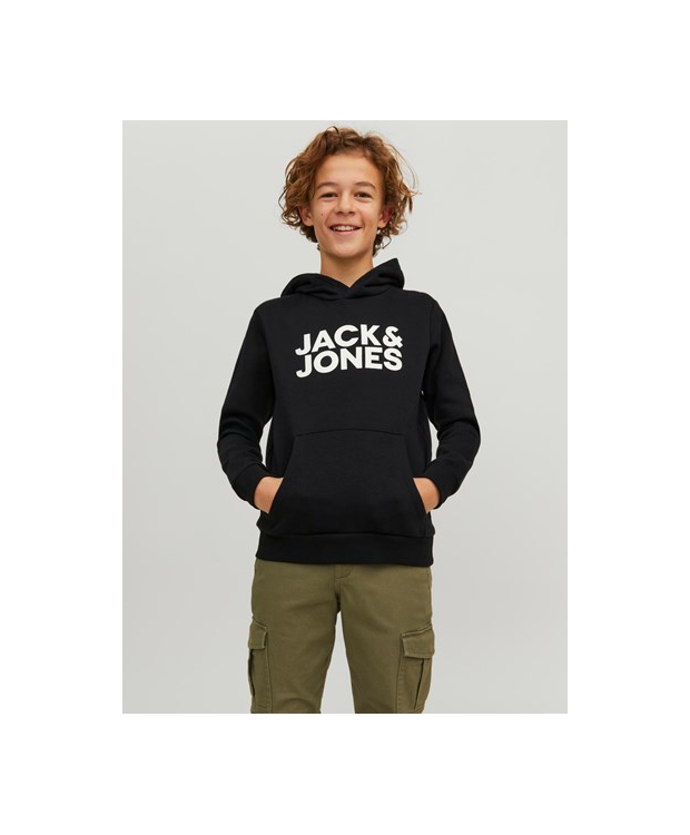 Jack & Jones Junior 2-pak hoodies i sort og navy til drenge billede 4