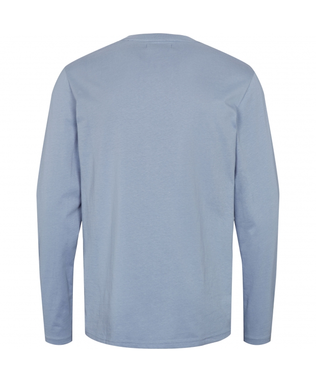 U.S POLO ASSN langærmet t-shirt i lyseblå til herre | Regular fit |