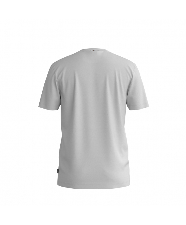 BOSS kortærmet merceriseret t-shirt  i hvid til herre| Slim fit|