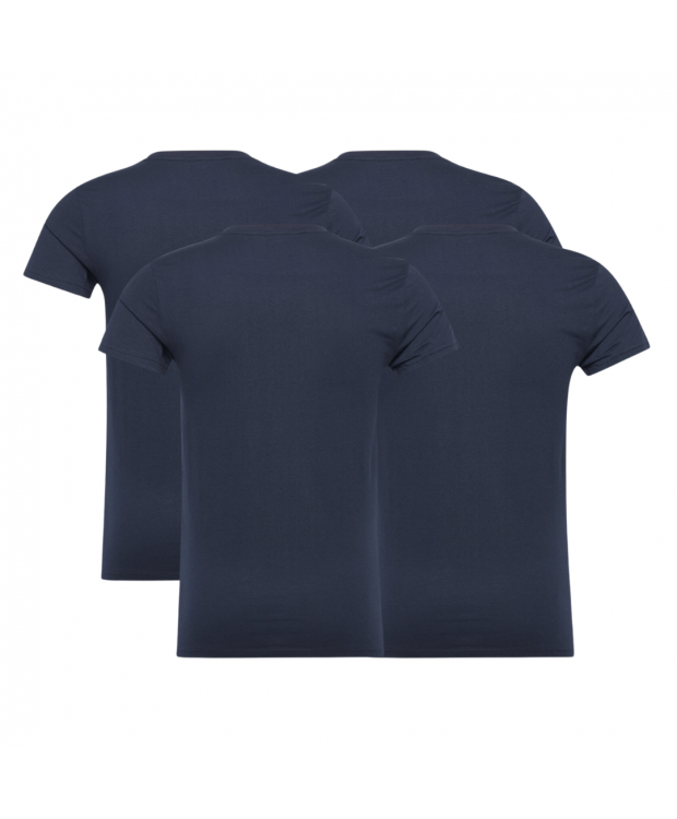U.S POLO ASSN 4pak t-shirt i navy til herre | Regular fit |