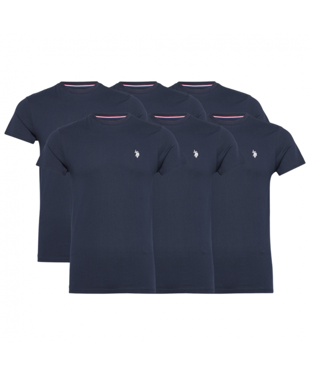 U.S POLO ASSN 6pak t-shirt i navy til herre | Regular fit |
