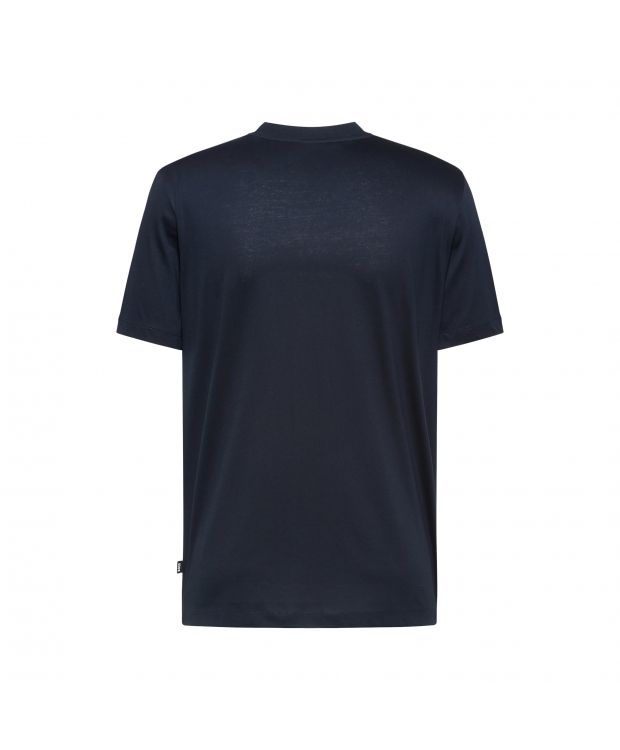 BOSS kortærmet t-shirt i mørkeblå til herre| Casual fit |