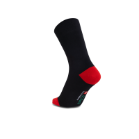 iZ Sock bambusstrømper i rød hæl og tå
