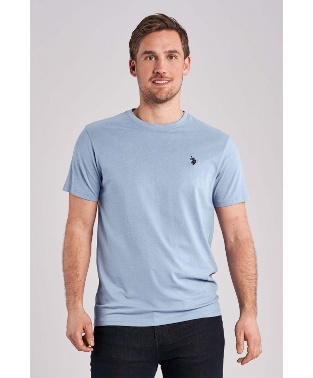 U.S POLO ASSN 6pak T-shirt i lyseblå til herre | Regular fit | billede 5