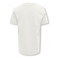KIDS ONLY KOBMARINUS regular fit t-shirt i hvid til drenge
