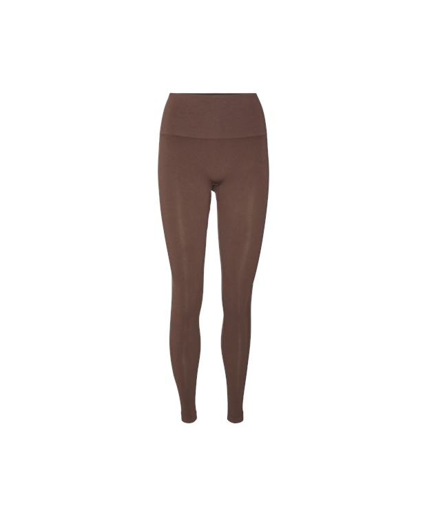 Vero Moda sømløse leggings i coffee bean til kvinder