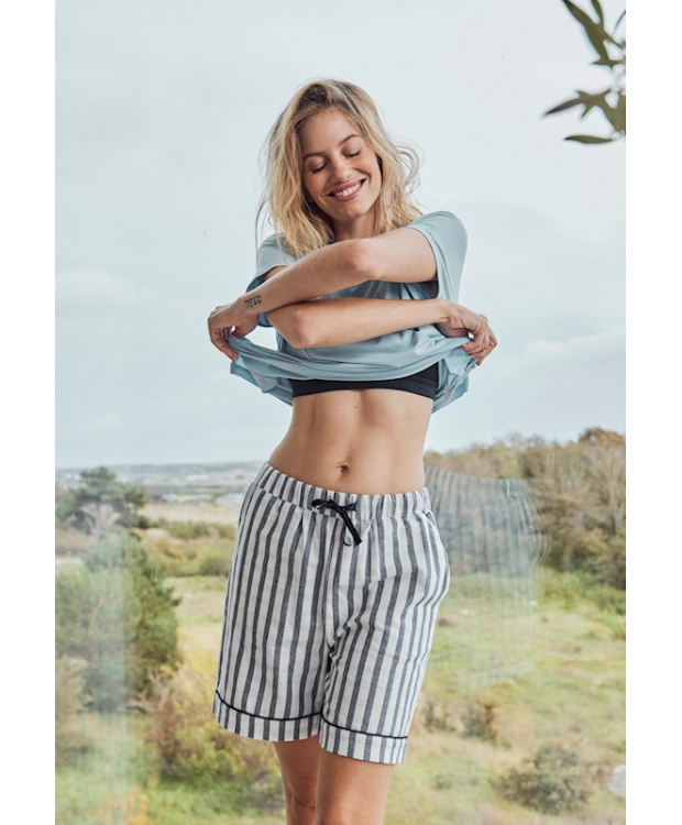 JBS Of Denmark Women multifarvet bomuld pyjamasshorts til kvinder billede 4